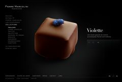 Pierre Marcolini Website by Nicolas Jandrain