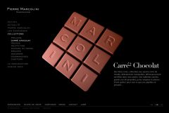 Carre Chocolat Luxe Chocolatier Pierre Marcolini Website by Nicolas Jandrain
